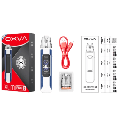 OXVA XLIM PRO 3 1500 Titanium Silk (Сірий, з картриджем) Багаторазовий POD OXVA XLIM PRO 3 1500 Titanium Silk (Сірий, з картриджем) Багаторазовий POD