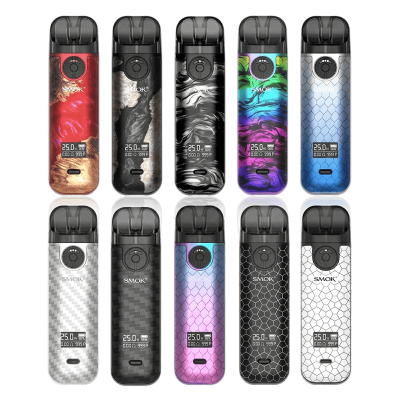Smok Novo 4 800 Red Stabilizing Wood (Красный, с картриджем) Многоразовый POD