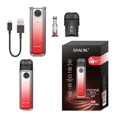 Smok Novo 4 Mini 900 Fluid 7 Color (Цветной, с картриджем) Многоразовый POD