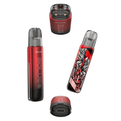 Smok Solus G Kit 700 Transparent (Прозорий, з картриджем) Багаторазовий POD Smok Solus G Kit 700 Transparent (Прозорий, з картриджем) Багаторазовий POD