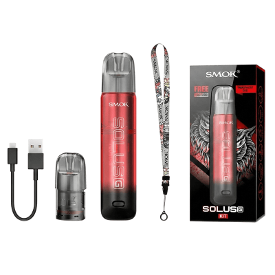 Smok Solus G Kit 700 Transparent (Прозорий, з картриджем) Багаторазовий POD Smok Solus G Kit 700 Transparent (Прозорий, з картриджем) Багаторазовий POD