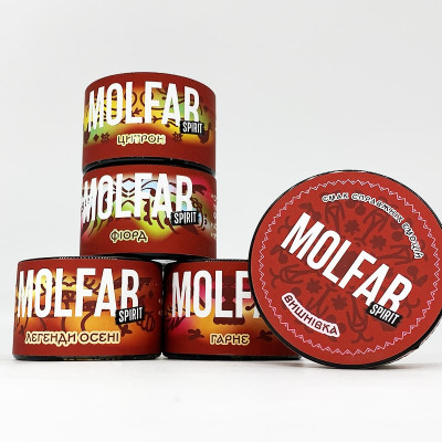 Тютюн Molfar Spirit Line Вишнівка (200 г) Тютюн Molfar Spirit Line Вишнівка (200 г)
