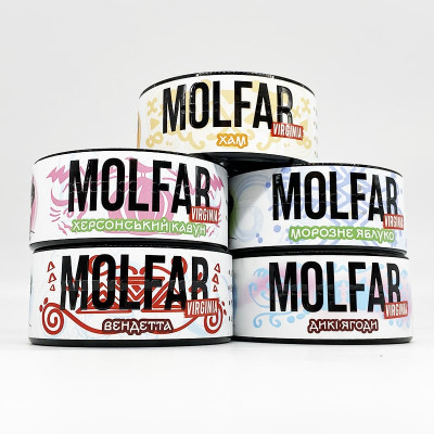 Тютюн Molfar Virginia Line Яскрава меліса (100 г) Тютюн Molfar Virginia Line Яскрава меліса (100 г)