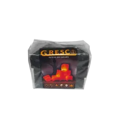 Горіхове вугілля для кальяну Gresco (0,5 кг, 36 шт, р25, без коробки)