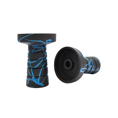 Глиняна чаша Gusto Bowls Harmony Black Glaze Blue (синє поливання)