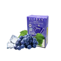 Elf Bar Pi9000 Grape ice (Виноград Лід) Одноразовий POD