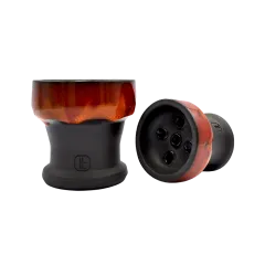 Глиняна чаша Lavart Nedra Flame (помаранчевий з червоним)