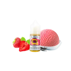 Рідина Elfliq Strawberry snow (Полуничне Морозиво, 50 мг, 30 мл)