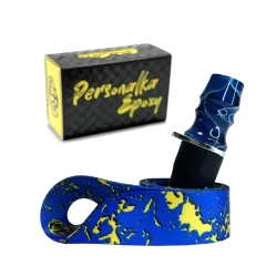 Персональний мундштук Personalka Epoxy Sakura (Синій)
