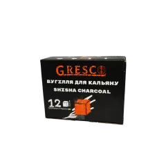 Горіхове вугілля для кальяну Gresco (0,17 кг, 12 шт, р25)
