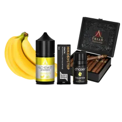 Набор для самозамеса Alchemist Salt CubanaBanana (Кубана Банана, 50 мг, 30 мл)