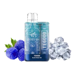 Elf Bar TE6000 Blue Razz Ice (Блю Разз Айс) Одноразовый POD