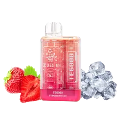 Elf Bar TE6000 Strawberry Ice (Клубника Лёд) Одноразовый POD