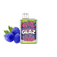 VAAL Glaz 5000 Blue Razz (Блю Разз) Одноразовый POD