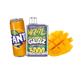 VAAL Glaz 5000 Fanta Mango (Фанта Манго) Одноразовый POD