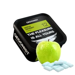 Тютюн Gedonist №12 Apple granny (Яблуко М'ята жуйка, 200 г)
