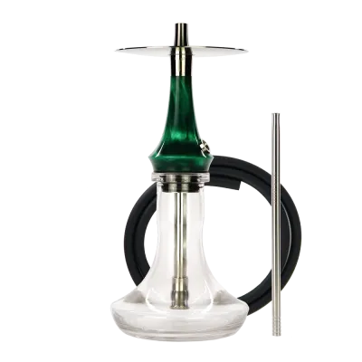 Кальян Totem Hookah Monolit Micra Emerald green (Зелёный, полный комплект)