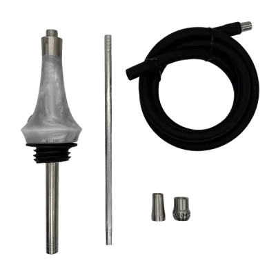 Кальян Totem Hookah Monolit Micra Sangria Red (Червоний, повний комплект)