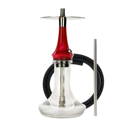 Кальян Totem Hookah Monolit Micra Sangria Red (Червоний, повний комплект)
