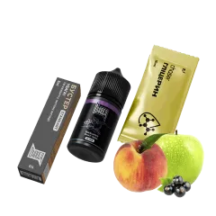 Набір для самозамішування Chaser Black Blackcurrant Peach Apple Ultra (Смородина Персик Яблуко, 50 мг, 30 мл)