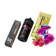 Набір для самозамішування Chaser Black Energy Raspberry Ultra (Малиновий Енергетик, 50 мг, 30 мл)