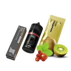 Набір для самозамішування Chaser Black Kiwi Wild Strawberry Ultra (Ківі Суниця, 50 мг, 30 мл)