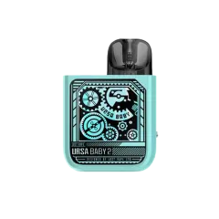 Lost Vape Ursa Baby 2 900 Pop Blue Time Gear (Бирюзовый, с картриджем) Многоразовый POD