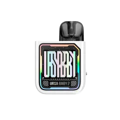 Lost Vape Ursa Baby 2 900 Tech White Fancy Maze (Белый, с картриджем) Многоразовый POD