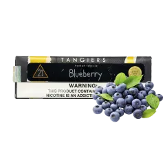 Тютюн Tangiers Noir №21 Blueberry (Чорниця, 250 г) Чорна упаковка
