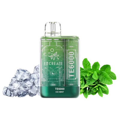Elf Bar TE6000 Ice Mint (Крижана М'ята) Одноразовий POD