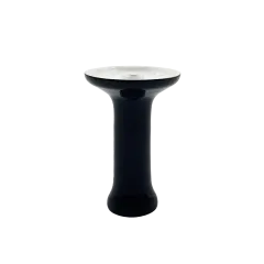 Глиняна чаша 2x2Hookah Phunnel Black And White (Чорно-білий)