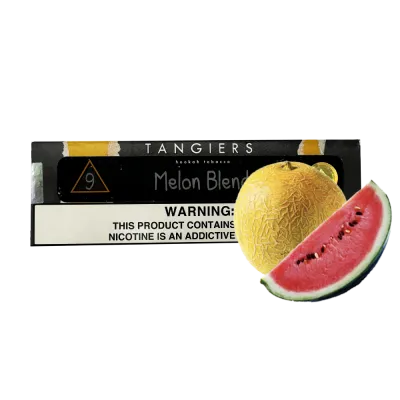 Табак Tangiers Noir №9 Melon Blend (Мелон Бленд, 250 г) Чёрная упаковка