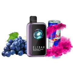 Elf Bar BC20000 Touch Grape Energy (Виноград Енергетик) Одноразовий POD