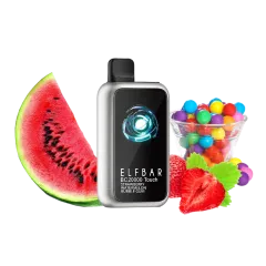Elf Bar BC20000 Touch Strawberry Watermelon Bubble Gum (Полуниця Кавун Бабл гам) Одноразовий POD