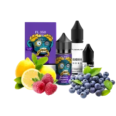 Набір для самозамішування Flavorlab FL350 LUX Blueberry raspberry lemon (Чорниця Малина Лимон, 50 мг, 30 мл)