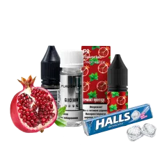 Набір для самозамішування Flavorlab Р1 Гранат Ментол (50 мг, 10 мл)