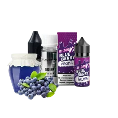 Набор для самозамеса Flavorlab M-Jam V2 Blueberry (Черника, 50 мг, 30 мл)