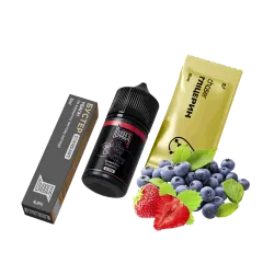 Набір для самозамішування Chaser Black Strawberry Blueberry Ultra (Полуниця Чорниця, 65 мг, 30 мл)