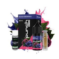 Набор для самозамеса Punch Sour Berries (Кислые Ягоды, 65 мг, 30 мл)