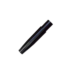 Конектор для силіконового шлангу кальяну Amy Deluxe Black (Чорний)