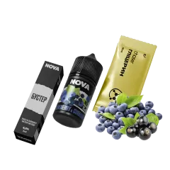 Набор для самозамеса Chaser Nova Blueberry&Currant (Черника Смородина, 65 мг, 30 мл)