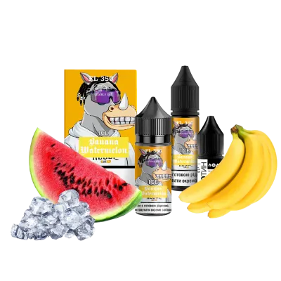 Набор для самозамеса Flavorlab FL350 Ice Banana Watermelon (Банан Арбуз Лёд, 50 мг, 30 мл)