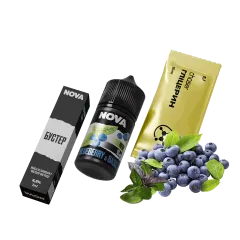 Набор для самозамеса Chaser Nova Blueberry&Basil Ultra (Черника Базилик, 65 мг, 30 мл)