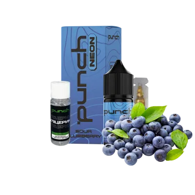 Набор для самозамеса Punch Neon Sour Blueberry (Кислая Черника, 50 мг, 30 мл)