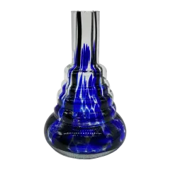 Колба для кальяну Amy Mini Blue (Синій із розводами, без кріплення)