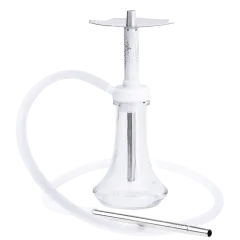 Кальян Embery MiniMONO 3.0 Silver Snow (білий, повний комплект)