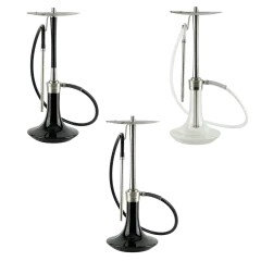 Кальян Oduman Cosmo Clear Glass Silver Body (Металік, повний комплект)