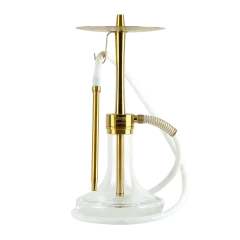 Кальян Oduman Infinity Clear Glass Gold Body (Золотий, повний комплект)