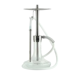 Кальян Oduman Infinity Clear Glass Silver Body (Металік, повний комплект)