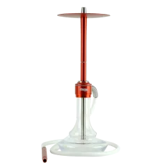 Кальян Oduman Nova Clear Glass Red Body (Червоний, повний комплект)